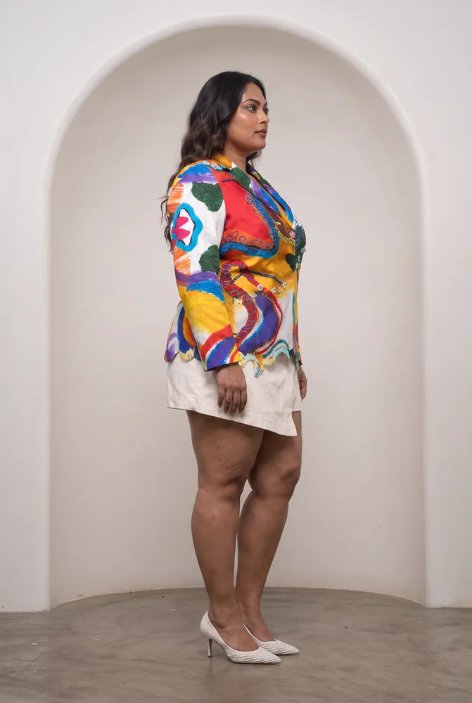 Ruel Wavy Blazer Set 2