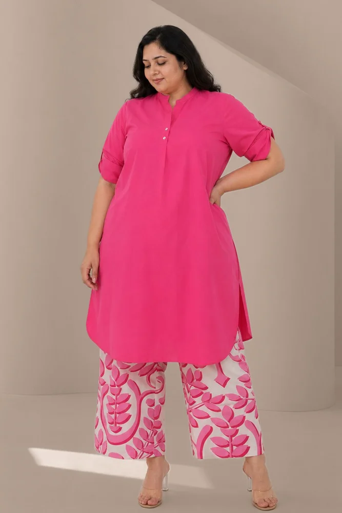 NOOR TUNIC WITH TAPESTRY PRINT PALAZZO PANTS