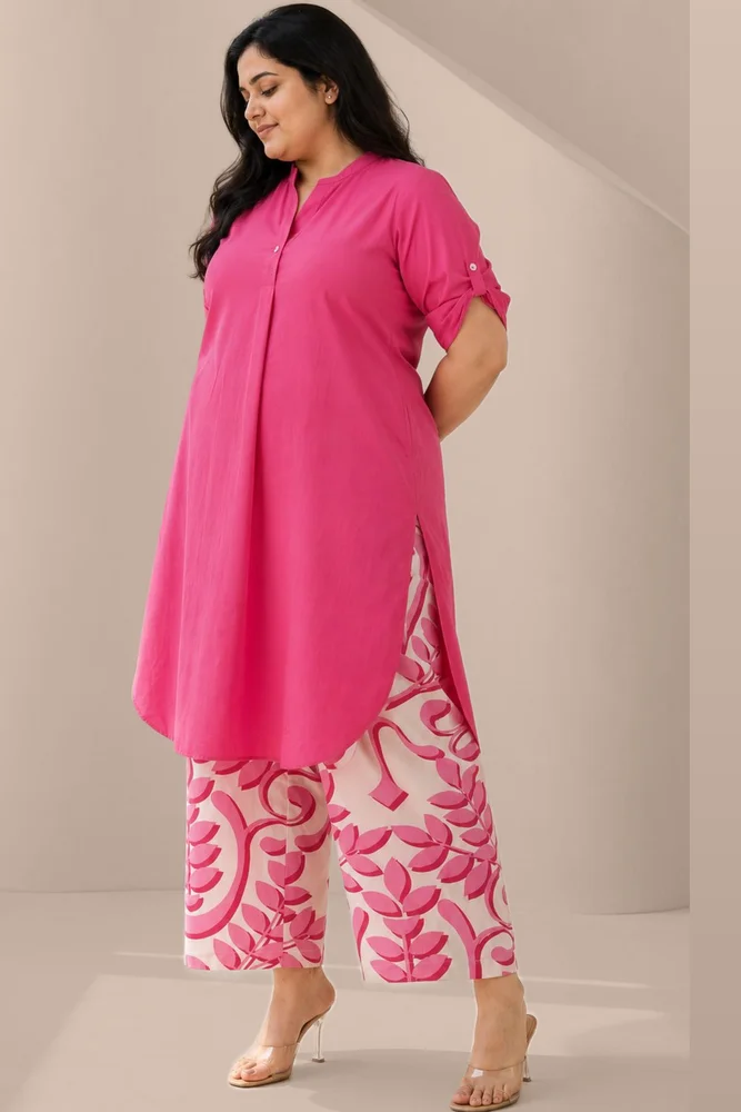 NOOR TUNIC WITH TAPESTRY PRINT PALAZZO PANTS 2