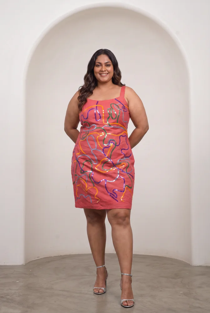 Sena Embroidered Dress