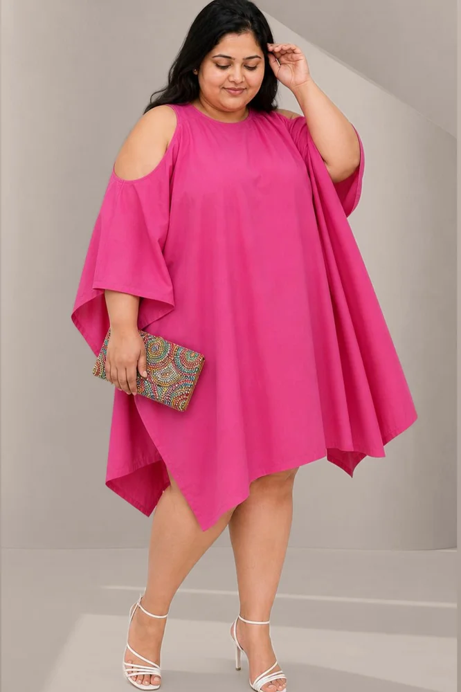 LOLA Fuchsia Shift Dress 3