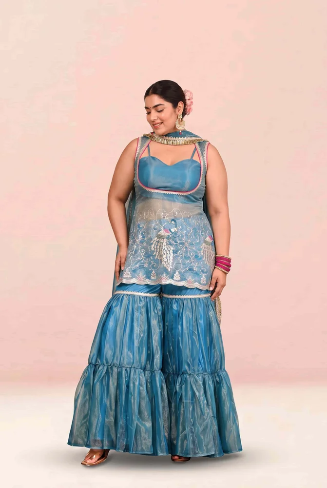 Eeshani Embroidered Garara Set 3