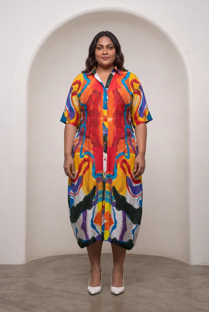 Ruel Kimono Dress 5