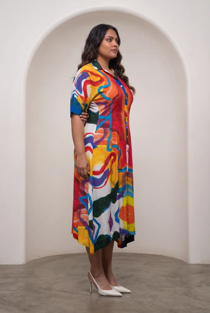 Ruel Kimono Dress 4
