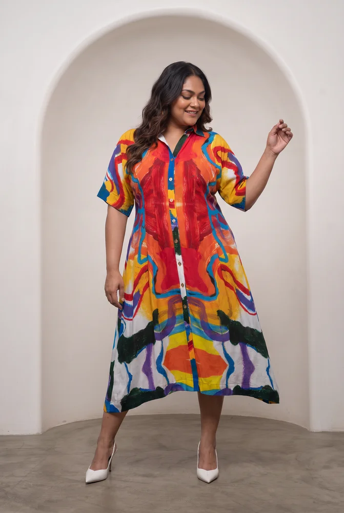 Ruel Kimono Dress 2