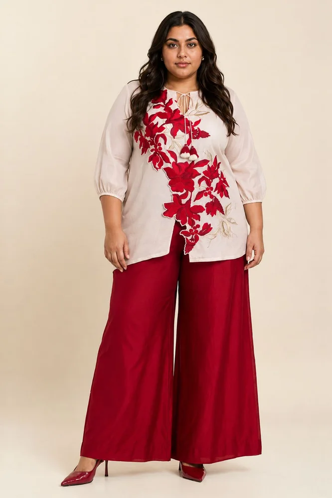 Malaca - Cascading Top + Pants