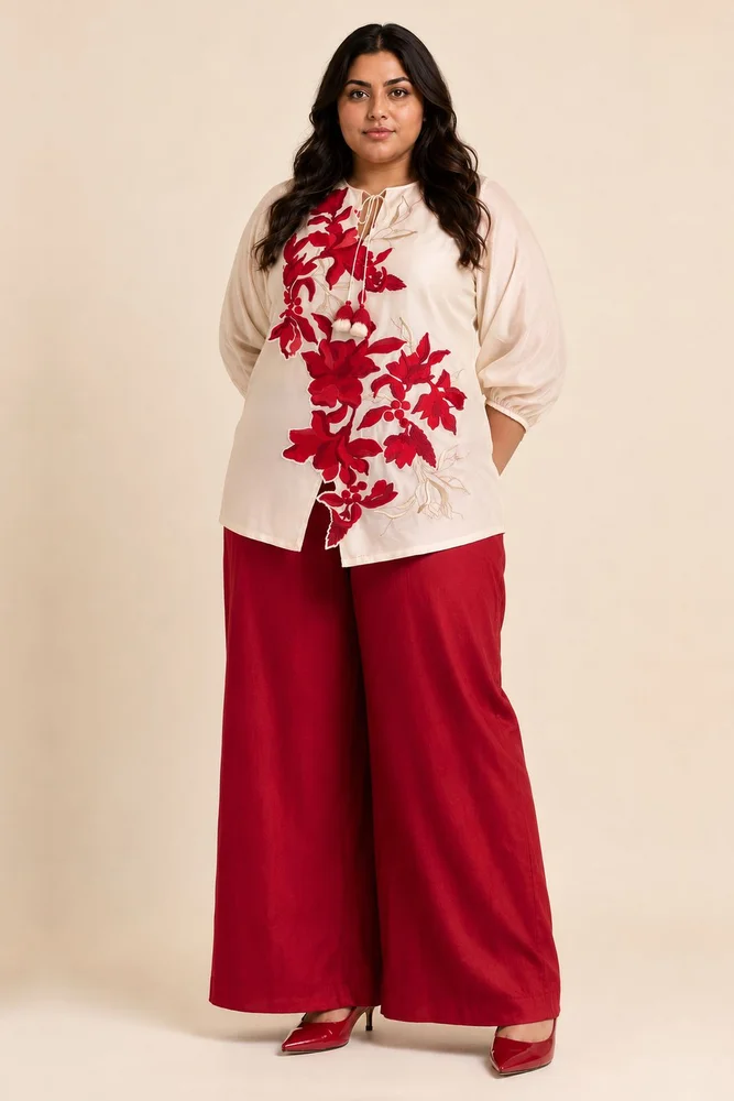 Malaca - Cascading Top + Pants 6