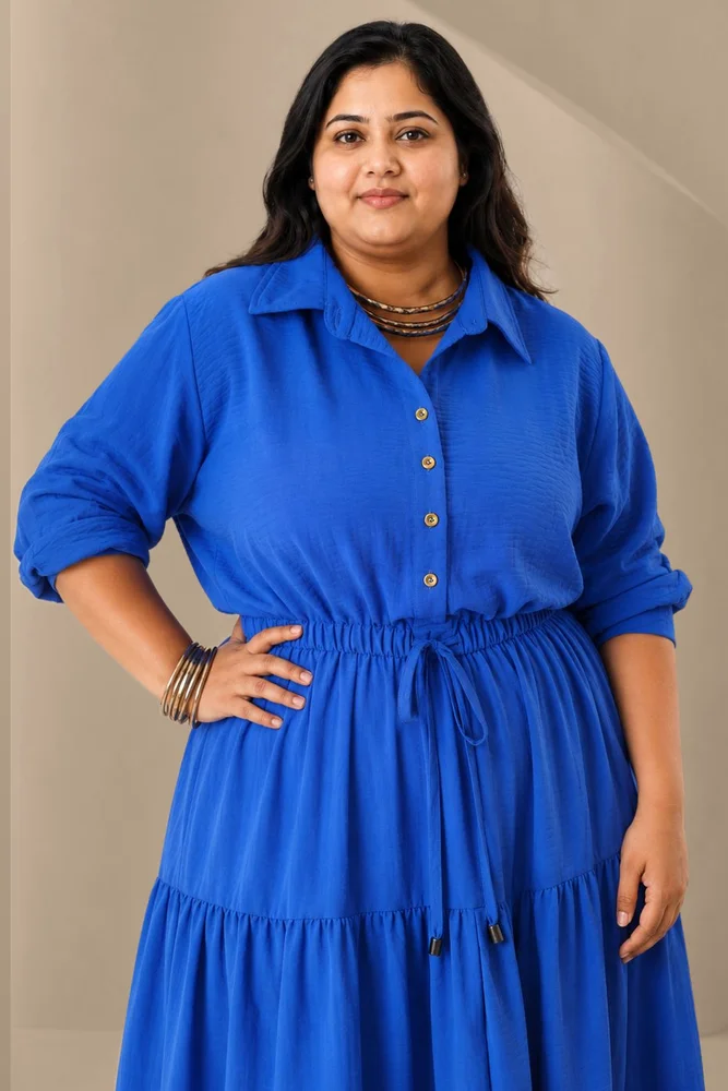 NYLA DRESS (Azure Blue) 5