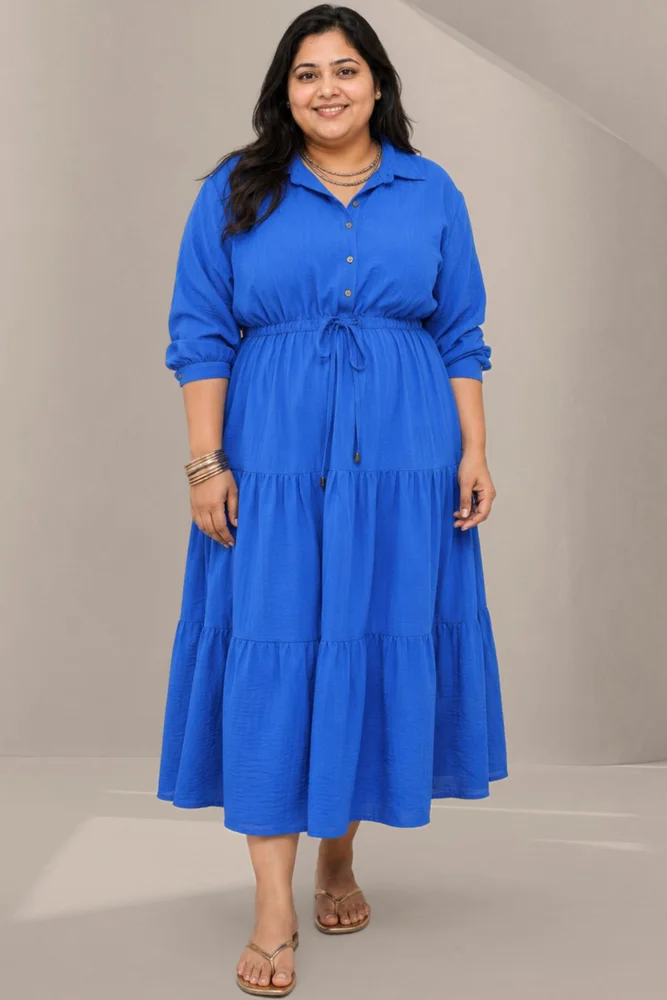 NYLA DRESS (Azure Blue)