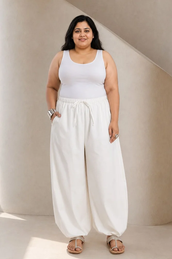 VEDA PANTS (White)