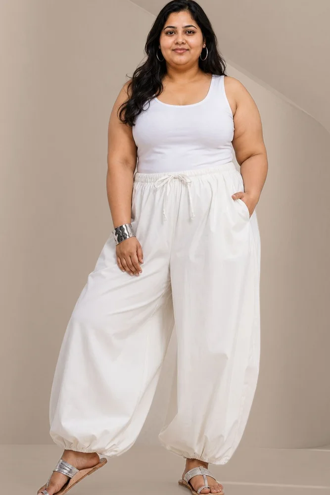 VEDA PANTS (White) 3