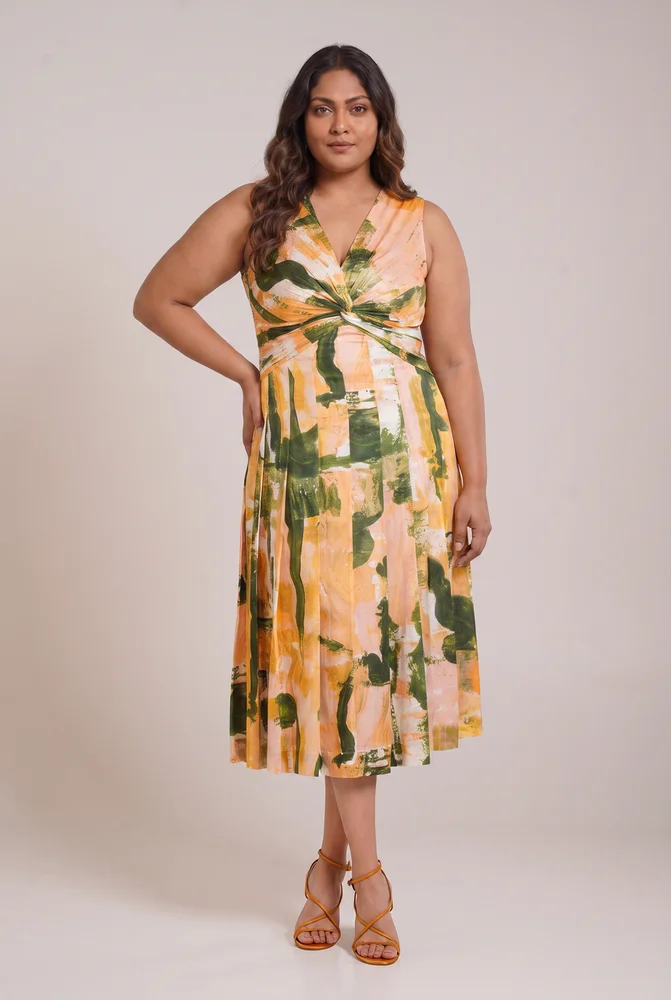 Ceri Pleated Dress