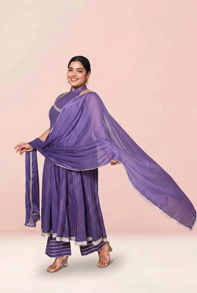 Mishka lurex anarkali set 3