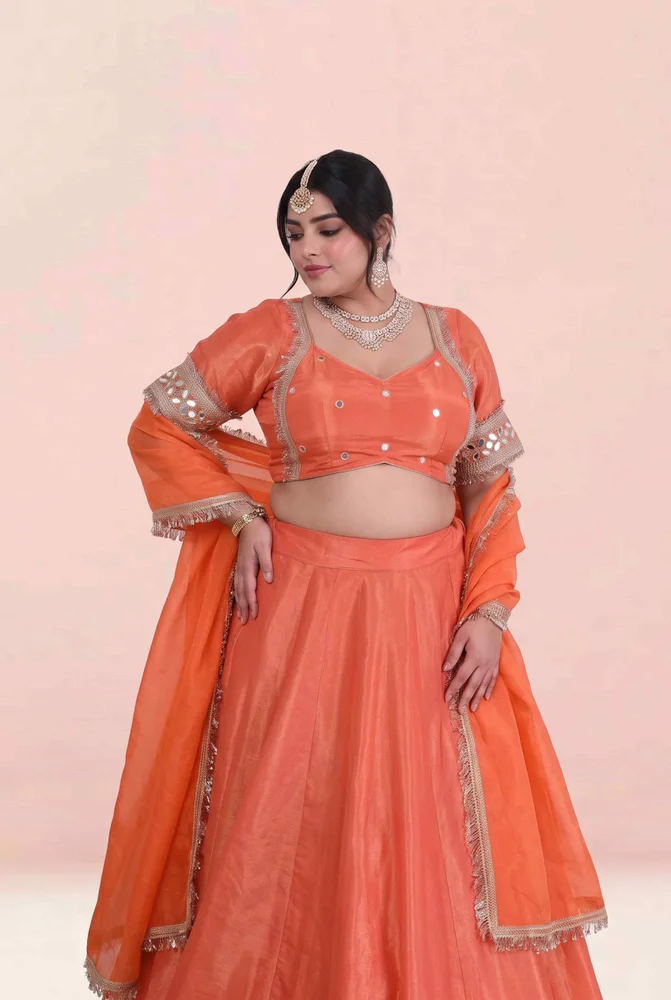 Riddhima Cosmo Aaina Lehanga Set 3